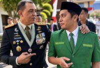 Ketua PW GP Ansor Jatim, H. Musaffa Safril (kanan) bersama Pangdam V/Brawijaya Mayjen TNI Rudy Saladin, M.A.